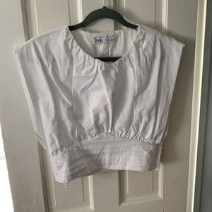 Zara wide tank top top